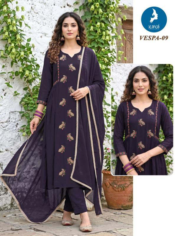 Kaya vespa anarkali kurtis wholesale in surat